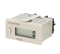 FACAIIO H7EC-BLM Contatore elettronico punzone a 6 cifre e timer accumulato Onor Off Times, DC 6-36Vor AC 110-220V