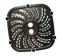 FACAIIO Inserto per griglia friggitrice ad aria in acciaio al carbonio con linguette per PowerXL per Vortex Pro per modelli 8QT (19,4 x 19,2 cm)