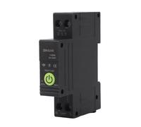 FACAIIO Interruttore di misurazione intelligente con telecomando, corrente nominale 63 A, funzione prepagata, per app Tuya e Smart Life, nero