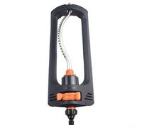 FACAIIO Irrigatore oscillante automatico a 19 fori, irrigazione regolabile a battente antiruggine con tubo in alluminio grande giardino