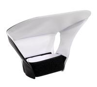 FACAIIO Kit 2 in 1 diffusore di luce flash per luce naturale morbida, riflettore in plastica bianca con design portatile, dimensioni ridotte