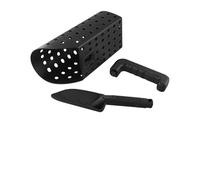 FACAIIO Kit professionale di paletta e pala per il rilevamento di metalli, robusta costruzione in ABS per caccia al tesoro in spiaggia, set di scavo portatile leggero