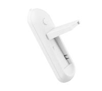 FACAIIO Maniglia anti-apertura per una maggiore sicurezza, fermaporta portatile da viaggio con pulsante di rilascio, si adatta alla maggior parte delle porte, bianco