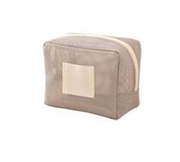 FACAIIO Organizer compatto per cosmetici in rete, borsa da viaggio portatile per articoli da toeletta, poliestere traspirante per sacchetto cubo 9,5 x 7,5 x 12,5 cm