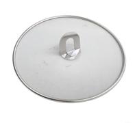 FACAIIO Paravento antigrasso, paraspruzzi in acciaio inox, per casa e ristorante, padella (25 cm)
