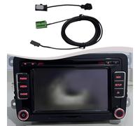 FACAIIO Per 4 m Telefono Mic Cablaggio RCD510 RNS315 MFD3 Unità di Testa Composizione Vocale Kit Mani Nero