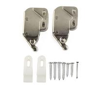 FACAIIO per Mini Touch Latch Chiusura automatica a molla per porte di armadi da spingere per aprire, funzione di rimbalzo, materiale ABS, compatibile con porte a battente e chiusura a testa, oltre