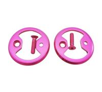 FACAIIO Piastra per pedale in lega per Wahoo per SpeedPlay per bicicletta, argento/rosa/verde/viola/nero/blu/oro, confezione da 2