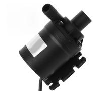 FACAIIO Pompa sommergibile senza spazzole da 12 V CC, alloggiamento in ABS, albero in acciaio inossidabile, portata 280 l/h, testa 2,2 m, circolazione dell'acqua super silenziosa per acquari, fontane