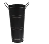 FACAIIO Portaombrelli da ingresso, per supporto interno rotondo in metallo per bastoni e bastoni da passeggio, in ferro zincato, design compatto salvaspazio, 19 x 31 x 13 cm