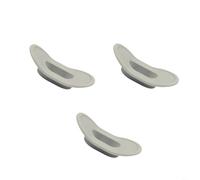 FACAIIO Protezione labbra in silicone per regolatori standard, morbida protezione a prova di perdite per immersioni e snorkeling, confezione da 3 (grigio, nero, bianco, rosso, rosa) (grigio)