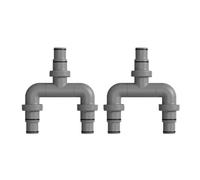 FACAIIO Raccordo a 3 vie per tubo per piscina Intex & Pools - Raccordo a T da 32 mm e 38 mm, resistente alle perdite, per PP e per acciaio inossidabile