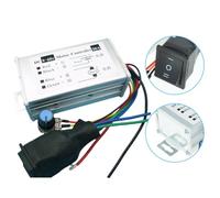 FACAIIO Regolatore di velocità del motore CC 9-60V 20A 1200W con controllo avanti e indietro e regolazione PWM per ventola e ventilazione