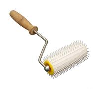 FACAIIO Rullo per aghi in acciaio inox, collezione miele e propoli, estrattore ergonomico per api con manico in legno, facile da pulire per attrezzature per apicoltura, 32 cm