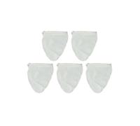 FACAIIO Sacchetti filtranti riutilizzabili in nylon fine per yogurt, formaggio, noci per latte, caffè, succo di birra fredda, confezione da 5, bianco