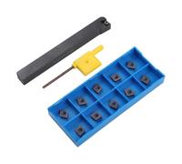 FACAIIO SCLCL1010F06 10x80mm Tornio Porta Utensili Girare Esterno con CCMT060204 CCMT2151 Inserti In Carburo Semilavorazione e Finitura