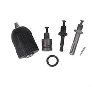 FACAIIO Set di 5 mandrini autoserranti resistenti da 2-13 mm 1/2" x 20 UNF per adattatore SDS Plus con gambo esagonale, adattatori per chiavi da 1/4", 3/8", 1/2"