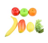 FACAIIO Set di 7 mandarini artificiali in schiuma, realistici, per casa, cucina, matrimoni, feste, bar, decorazione puntelli