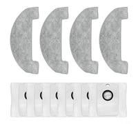 FACAIIO Set di accessori per aspirapolvere per robot pulitore MYBOT X9 PRO, 4 panni per mocio e 6 sacchetti per la polvere per mantenere i pavimenti puliti e ridurre al minimo le particelle di polvere