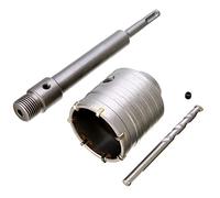 FACAIIO Set di apri fori da parete per calcestruzzo, cemento e pietra, con punta da trapano da 65 mm e asta di collegamento da 200 mm