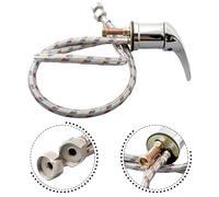 FACAIIO Set di rubinetti da letto in lega di zinco con acqua calda e fredda, spruzzatore per doccia e tubi flessibili per il lavaggio dei capelli del salone