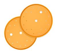 FACAIIO Set di vasi per piante con fori di drenaggio, inserti inferiori in plastica da 25 cm, con flusso d'acqua efficiente per prevenire la putrefazione delle radici, meno terreno necessario, leggero