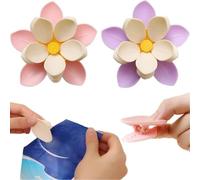 FACAIIO Simpatici magneti per frigorifero e clip per sacchetti, 2 in 1, sigillanti per alimenti con retro magnetico resistente, organizer da cucina in plastica ABS per snack e appunti, regalo con