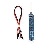 FACAIIO Sonda compatta di logica di Digital per i sistemi di 3.3V 5V | Tester di tensione con display a tre colori, strumento portatile per debugger circuiti per progetti fai da te, blu