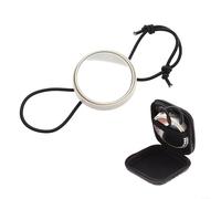 FACAIIO Specchietto da polso per immersioni, con cinturino elastico, per uomini e donne, sport all'aria aperta, per immersioni subacquee sicurezza mare (bianco)