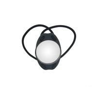 FACAIIO Specchio di sicurezza subacqueo con cinghia regolabile, adatto per snorkeling nuoto immersioni - nero