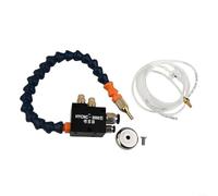 FACAIIO Spray lubrificante di raffreddamento atomizzato per tornio CNC e fresatrici Ugello in rame 2.12mm PU 1.5m Tubo flessibile, 5-7kg cm² Pressione dell'aria