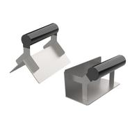 FACAIIO Strumento angolare per cartongesso in acciaio inossidabile, cazzuola esterna ed interna per intonaco, stucco e finitura in cemento