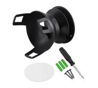 FACAIIO Supporto da parete per altoparlante Echo Pop, design salvaspazio con gestione dei cavi, struttura in ABS, dimensioni cubiche 10 cm, nero o bianco