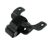 FACAIIO Supporto per pompa da bicicletta in nylon nero, staffa di montaggio | e cinghia per il fissaggio del gonfiatore ai fori del telaio della bici Kit di accessori portatile clip di fissaggio