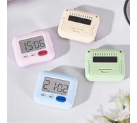 FACAIIO Timer da cucina digitale LCD con allarme forte, retro magnetico e supporto, cronometro conto alla rovescia per cuocere le uova, portatile, per casa, ufficio lu)
