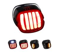 FACAILAHA - Luci posteriori a LED affumicate per moto, luci di stop integrate per Harley Touring Road King Road Glide Dyna Electra Glide Street Bob Fat Bob Sportster Ultra Limited