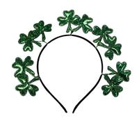 FACAILUO 's Day Fascia per le vacanze Puntelli Copricapo Shamrock Copricapo Adulti Bambini Leprechaun Forma Trifoglio