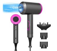 FACAIO Phon Ionico, Asciugacapelli Professionali con Motore AC 1800-2000w, Pulsante Caldo/Freddo, 3 Velocità/2 Temperature, 1 Diffusore e 2 Concentratori, Uso Domestico e Saloni