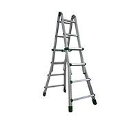 Facal scala telescopica in alluminio eurobriko gradini nØ4+5 h max cm. 456 - Fac