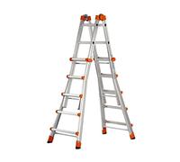 Scala in alluminio telescopica FACAL Briko Blu - m 5,12 - 10 + 10 gradini - telescopica