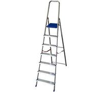 FACAL Scala Alluminio Domus 7 Gradini Portata max 100 Kg Altezza 210 cm Uso Domestico - K100-7
