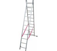 Scala parallela 2 rampe stilo facal alluminio en 131 h.cm 301/510 pioli 2x11 Fac