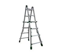 Facal scala telescopica in alluminio eurobriko gradini nØ4+5 h max cm. 456 - Fac