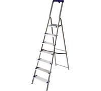 SCALA ALLUMINIO 7 GRADINI MAXI FACAL PORTATA 150KG - LARGHEZZA GRADINI 120 MM