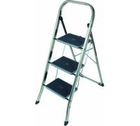 FACAL Scaletto Alluminio 2 Gradini Pieghevole SalvaSpazio JK-2