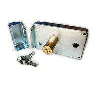 Facchinetti 60mm serratura zincata destra per portoncino da applicare