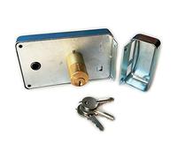 Facchinetti 60mm serratura zincata sinistra per portoncino da applicare