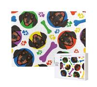 Faccia da bassotto giocosa,Puzzle in legno da 500 pezzi, gioco di famiglia, puzzle per adulti e adolescenti, decorazioni per la casa