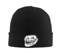 Faccia da Troll S Buff Cappello a Maglia per Uomini Cappello Autunnale Casual Cappelli Acrilico Umorismo Caloroso