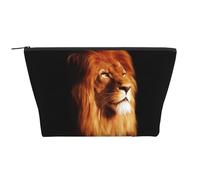 Faccia di leone arrabbiato, Borsa da toilette Borsa per trucco Borsa per cosmetici Borsa da toilette da viaggio portatile